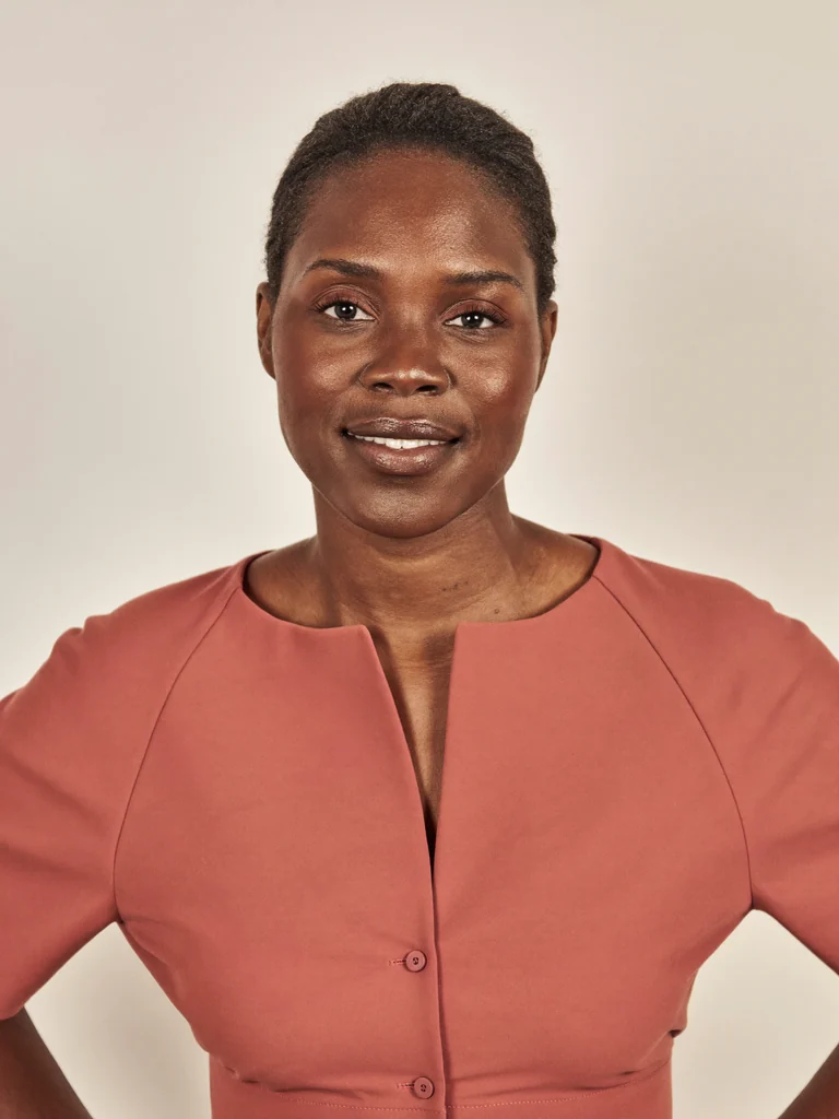 Illustrative portrait of Nomsa D., representing customer support talent in South Africa